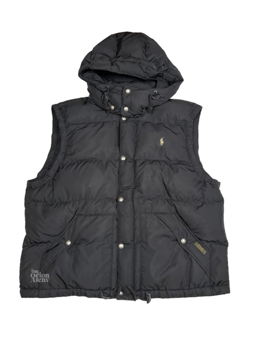 Size XXL Polo Ralph Lauren Water-Repellant Down Vest 'Black' 391140 Pre-Owned